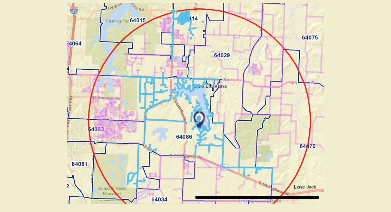 Lake Lotawana coverage map